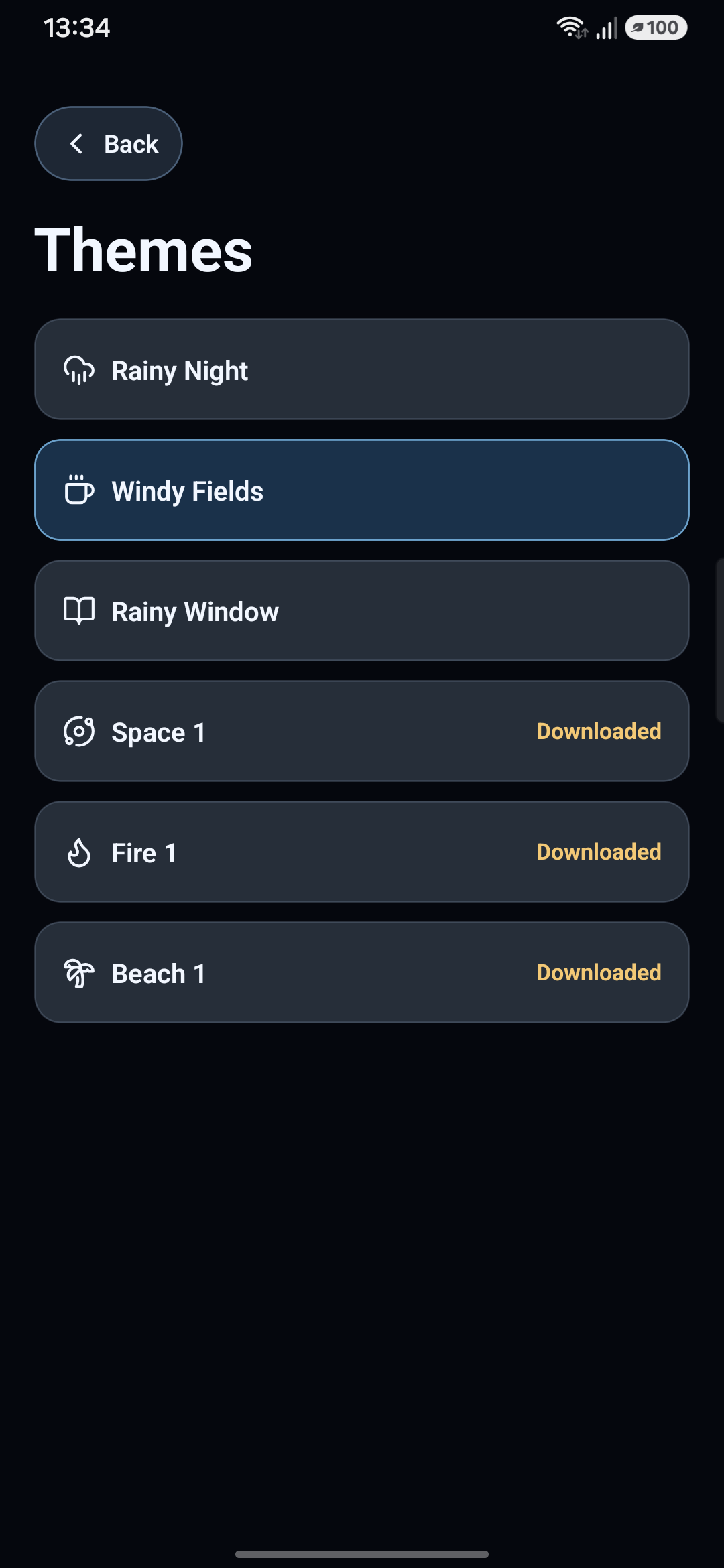 Theme Selection